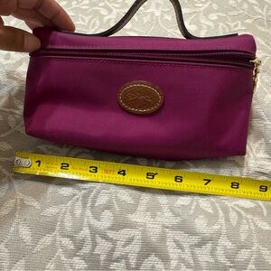 Longchamp Purple cosmetic pouch